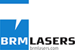 Het logo van BRM Lasers
